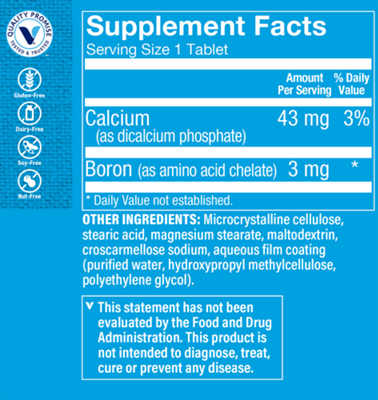 Boron 3 MG (100 Tablets) at the Vitamin Shoppe