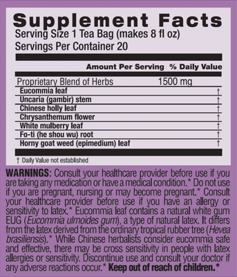Blood Pressure Tea (20 Bag) by Triple Leaf Teas at the Vitamin Shoppe