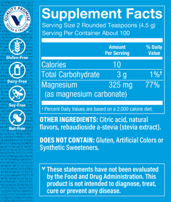 Calm Zone Magnesium 325 MG - Raspberrylemon (16 Ounces Powder) at the ...
