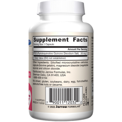 Pqq 20 MG (30 Capsules) by Jarrow Formulas at the Vitamin Shoppe