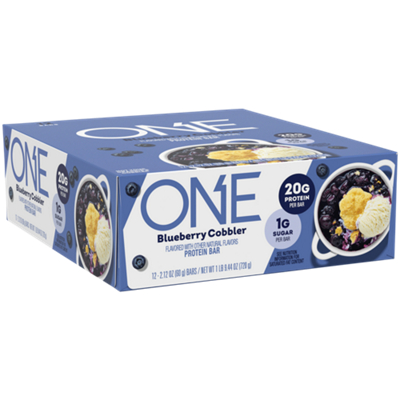 One Blueberry Cobbler 12 Bar S By One Brands At The Vitamin Shoppe