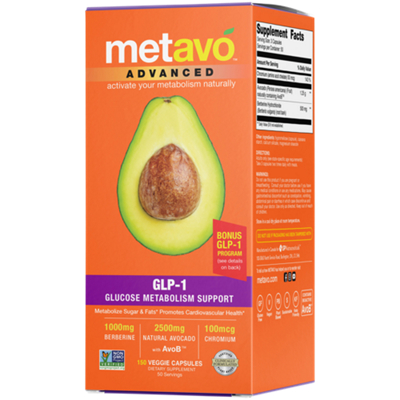 Advanced GLP-1 Glucose Metabolism Support (150 Veggie Capsules) by Metavo at the Vitamin Shoppe
