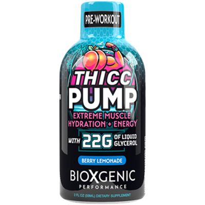 Thicc Pump - Extreme Muscle Hydration + Energy - 22g Liquid