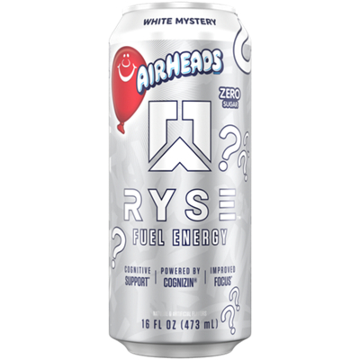 energy drinks white can with l carnitine RYSE Fuel Drink – Mystery Airheads (12 Drinks/16 fl. oz. Each) by Ryse at the Vitamin Shoppe Choose Kit:Anti Aging (with Peptides) or long workdays Nature's Bounty CoQ10 100mg l cittrulline