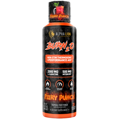 Burn 2 O - Non Stim Thermogenic + Performance Aid - Fiery Punch (31 ...